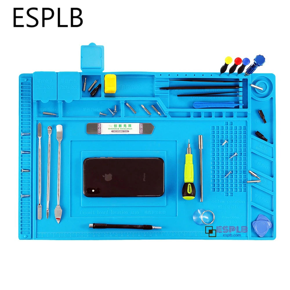 ESPLB Heat-Resistant Silicon Pad Repair Stations (various types and sizes)