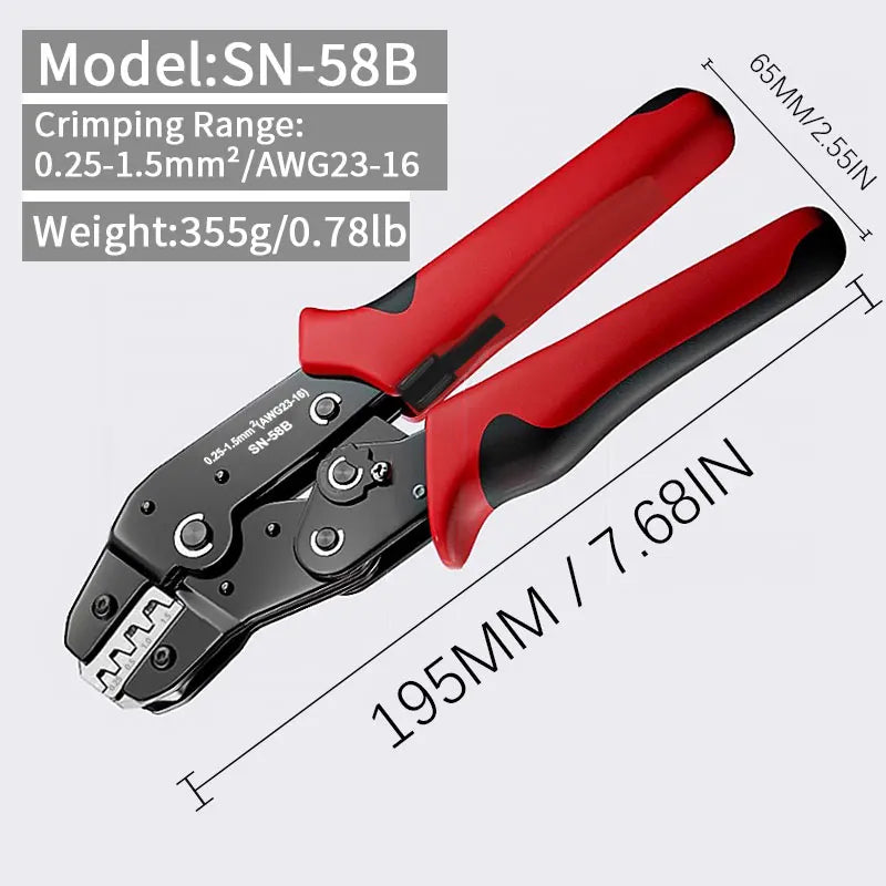 SN-58B Ratcheting Crimping Tool
