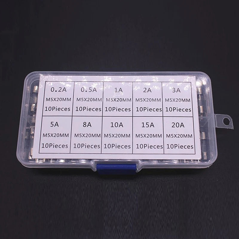 Fast-blow Glass Fuses Assorted Kits (6x30mm/5x20mm)