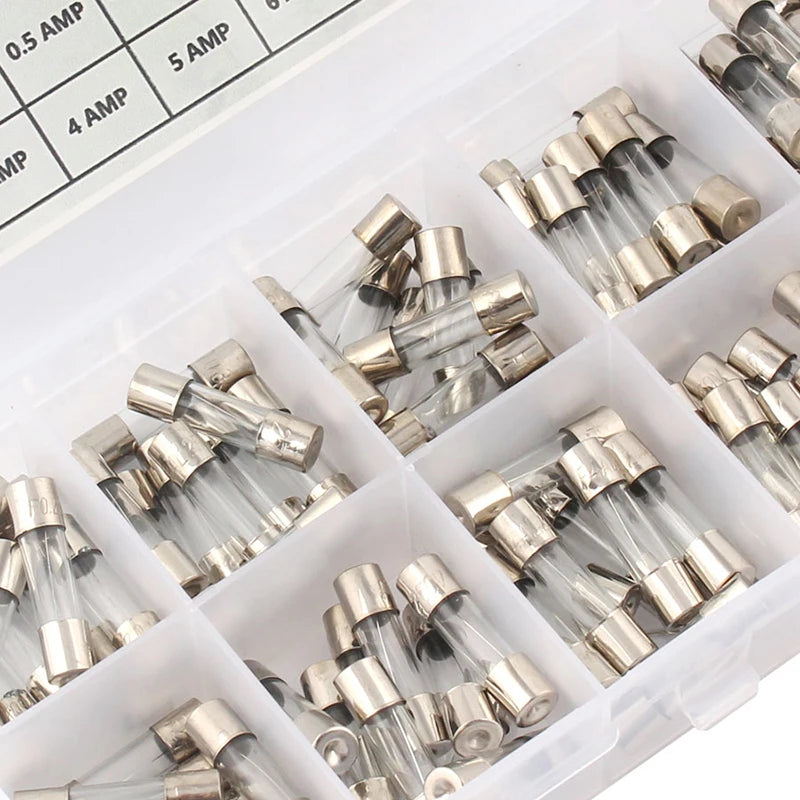 Fast-blow Glass Fuses Assorted Kits (6x30mm/5x20mm)