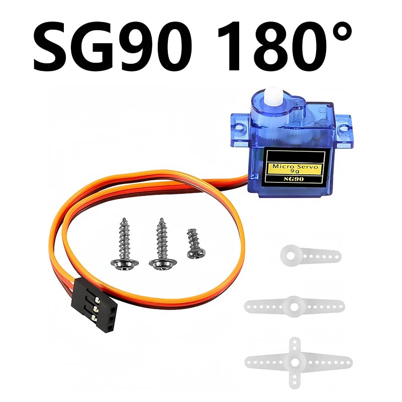 SG90 Micro Servo Motors (180 or 360 degrees)