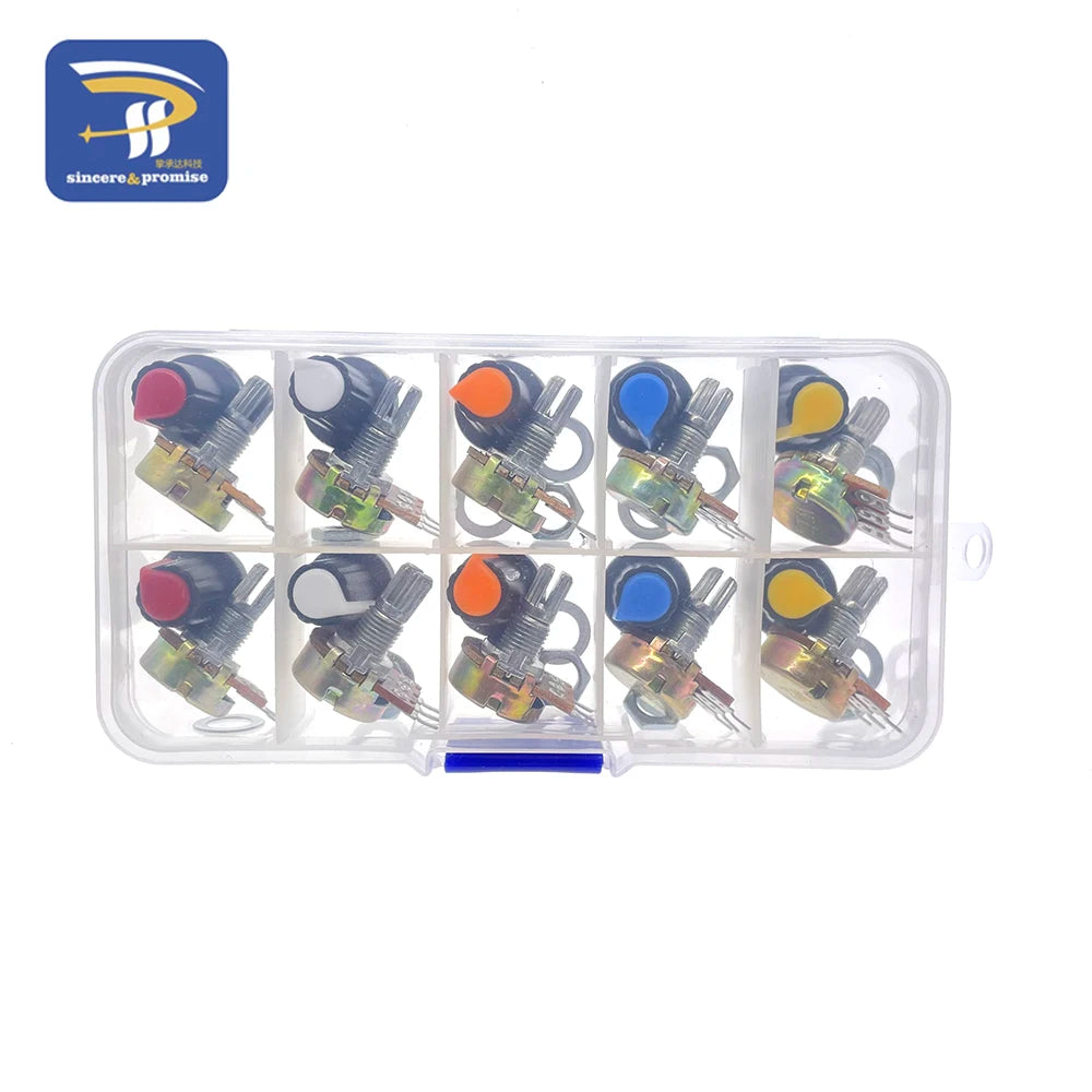 Potentiometer Demonstration Kit B1K 2K 5K 10K 20K 50K 100K 250K 500K 1M
