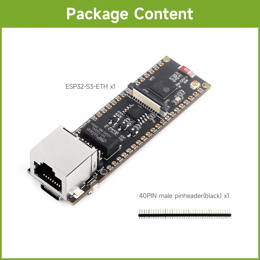 Waveshare ESP32-S3-ETH Ethernet Development Board