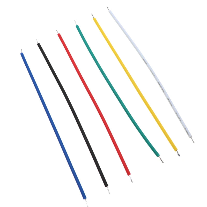 Tin-Plated Jumper Wires 24AWG - 120pcs (8cm length)