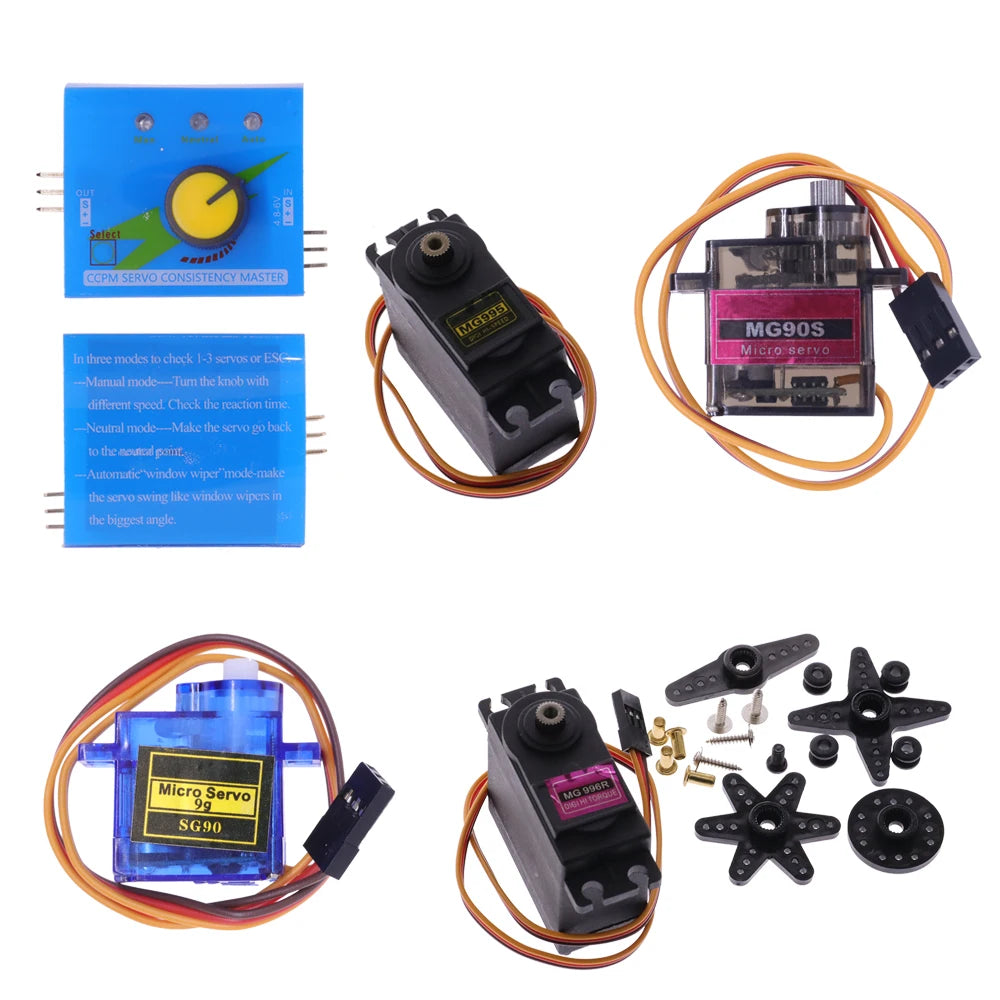 Servo Kits (SG90/MG90S/MG995/MG996R)