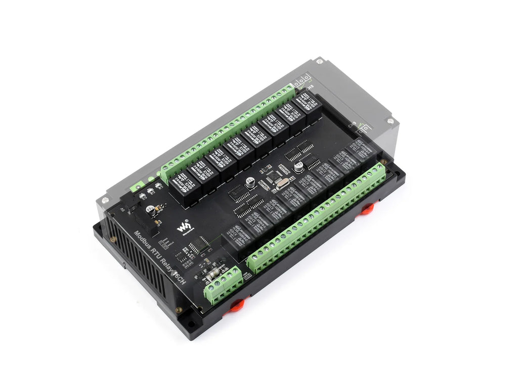 Waveshare Modbus RTU 16-Ch Relay Module (RS485 Interface)