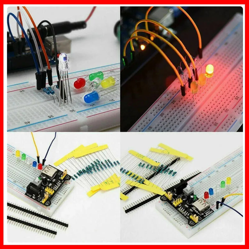Electronic Components and Breadboard Kit