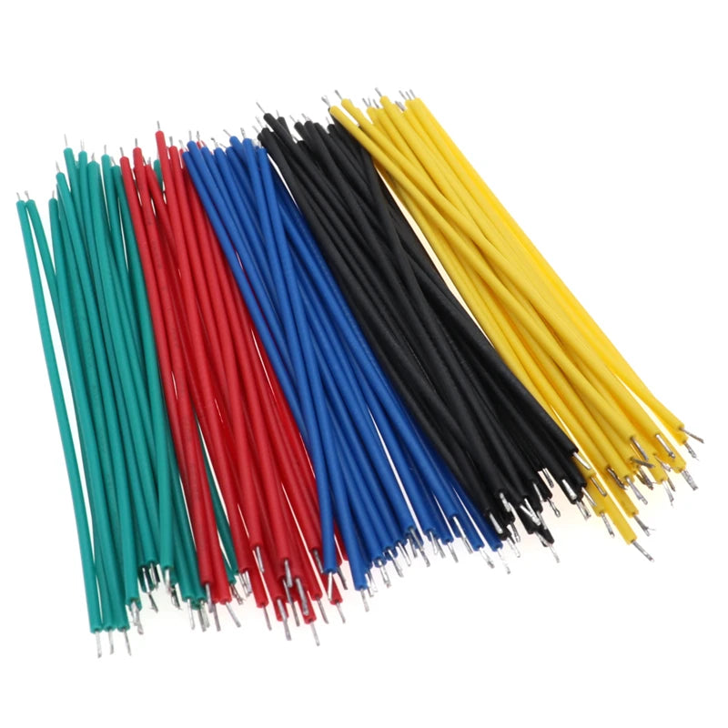 Tin-Plated Jumper Wires 24AWG - 120pcs (8cm length)