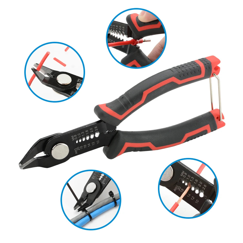 Wire Stripper and Side Cutter Tool