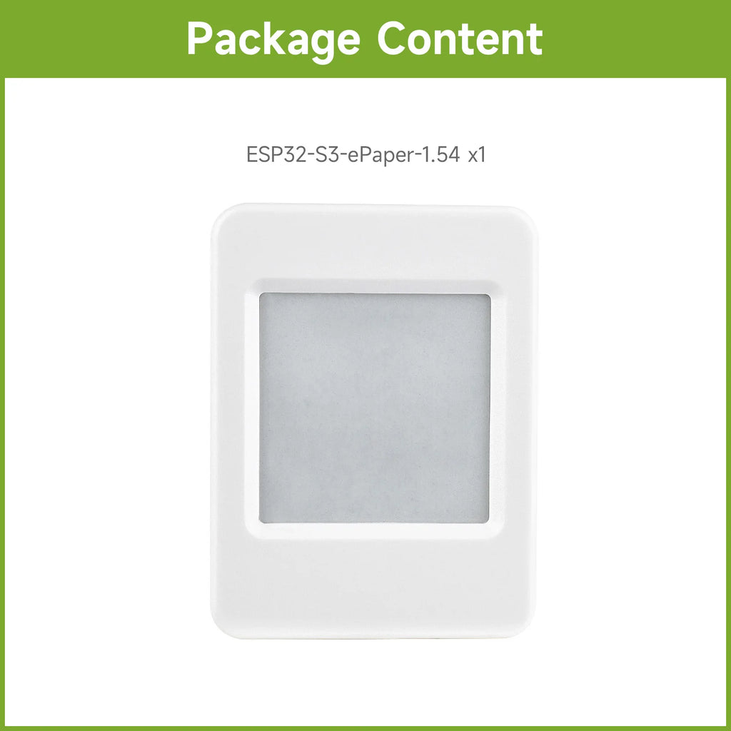 Waveshare ESP32-S3 1.54" 200x200 e-Paper Development Board